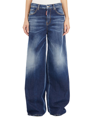 DSQUARED2 Blue Stretch Denim Jeans for Women - SS24 Collection