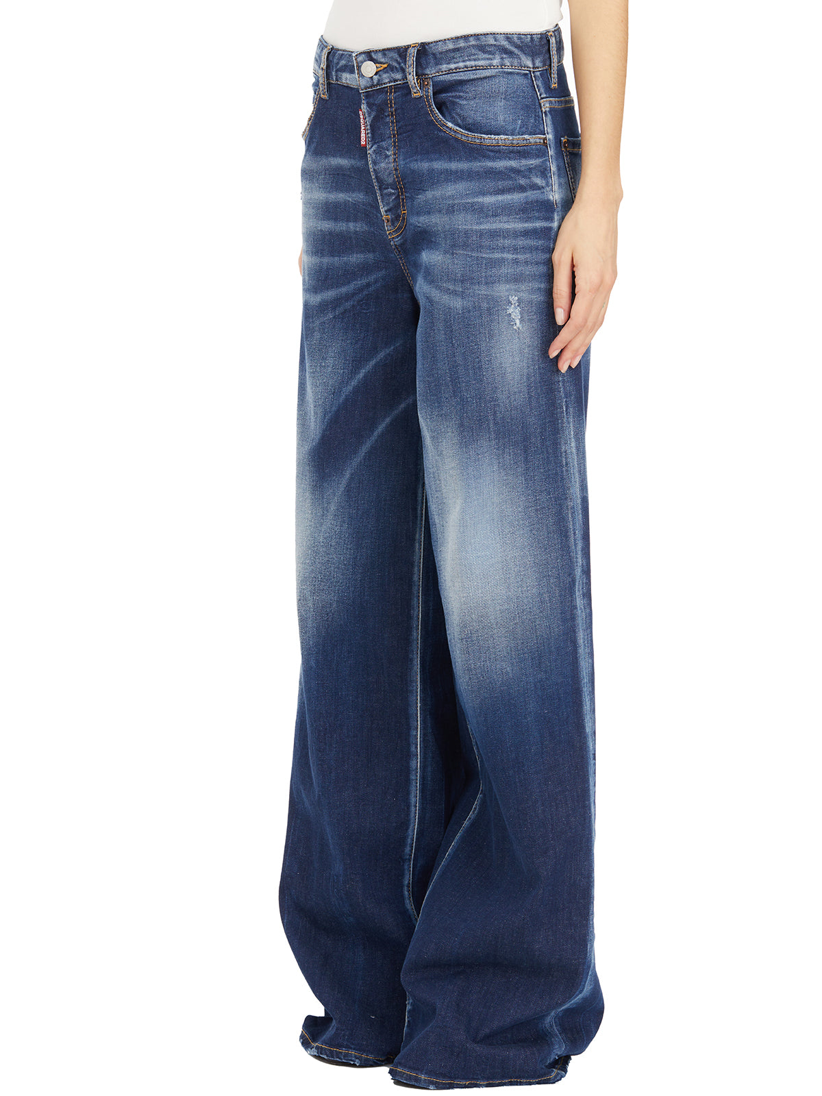 DSQUARED2 Blue Stretch Denim Jeans for Women - SS24 Collection