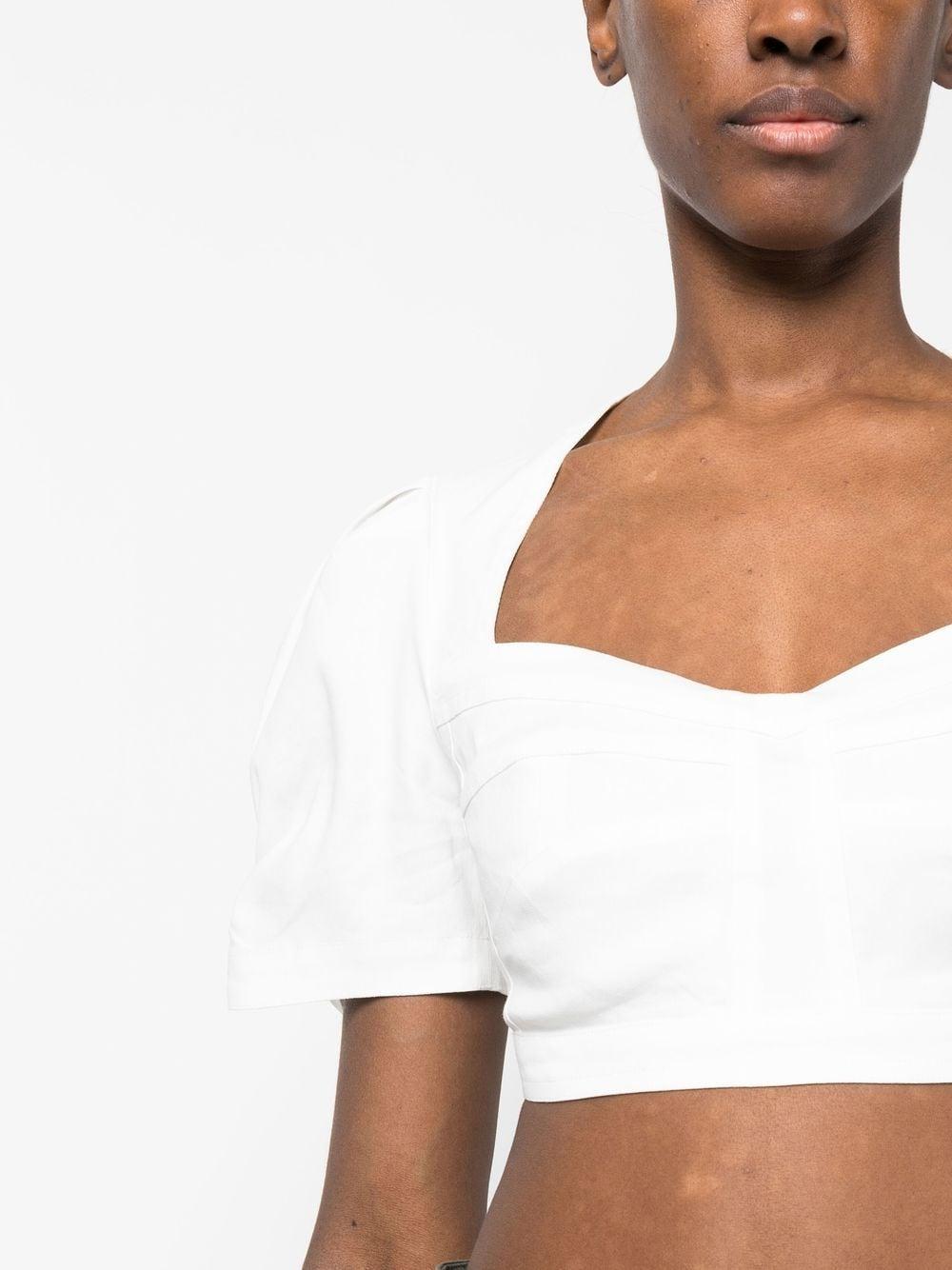 White Hemp and Viscose Women's Top for SS23 Collection [ISABEL MARANT original collection]