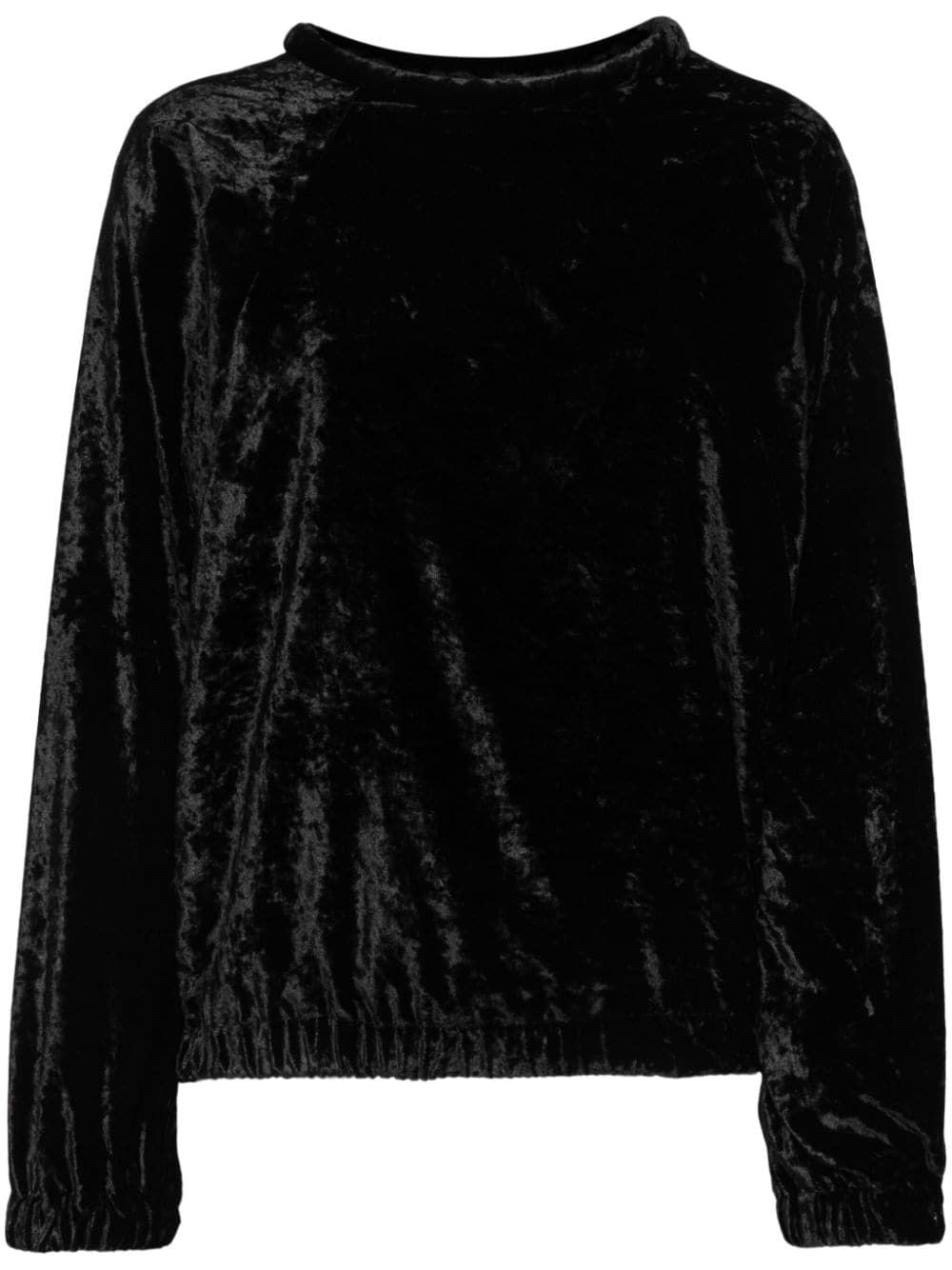 ISABEL MARANT Mini Black Velvet Top for Women