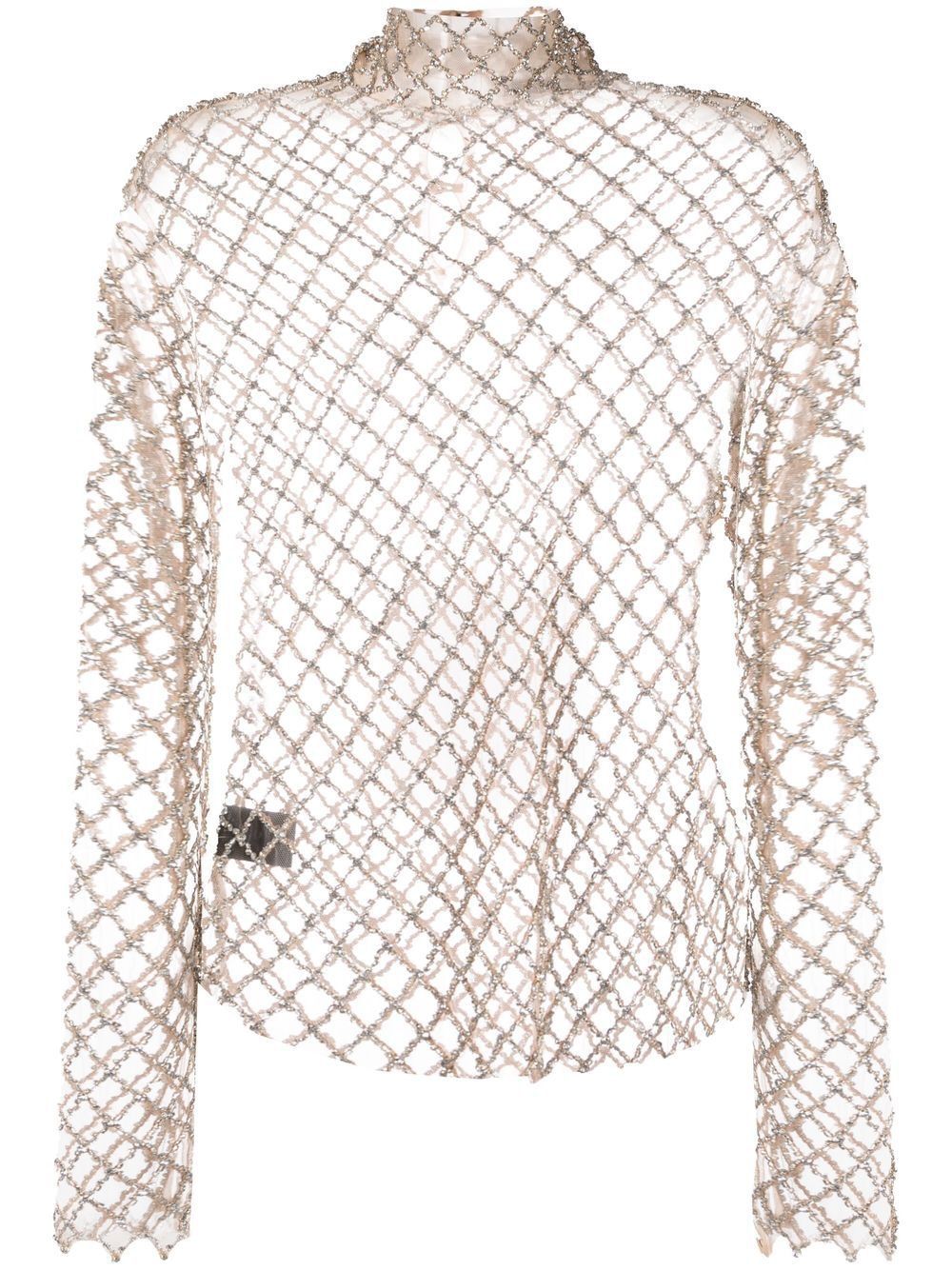 ISABEL MARANT Statement Silver Top for Women - FW22 Collection