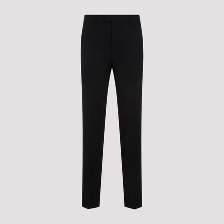 AMI PARIS Mens Tapered Trousers in Black for SS24