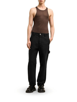 AMI PARIS Classic Worker Trousers for Men - Fall/Winter 2024