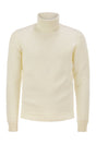 RAKKI HONEYCOMB STITCH TURTLENECK SWEATER - MEN'S MEDIUM