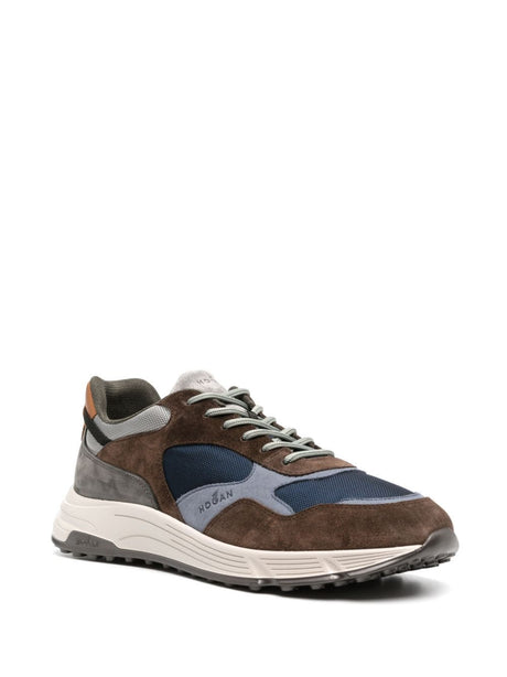 HOGAN Men's 23FW Brown Sneakers - Stylish and Comfortable