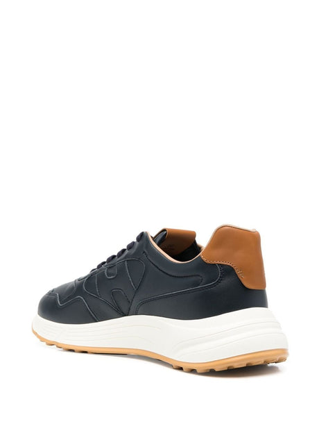 HOGAN Hyperlight Navy Leather Sneakers