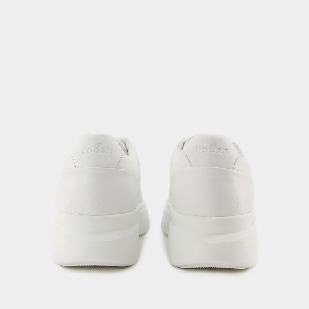 HOGAN 2024 Men's White Sneakers for a Cool and Casual Look