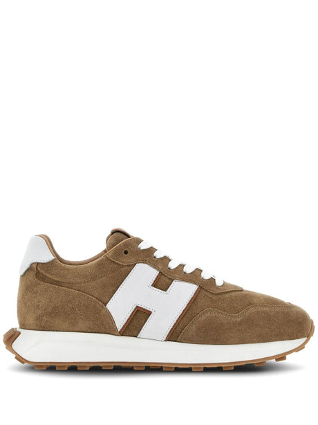 HOGAN Men's Suede Panelled Sneakers