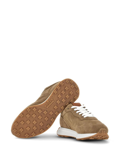 HOGAN Men's Suede Panelled Sneakers