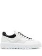 HOGAN Striped Leather Low-Top Sneakers