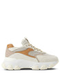 HOGAN Beige Women's Sneakers for the 2024 Season