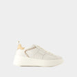 HOGAN White Leather Sneakers for Women - SS24 Collection