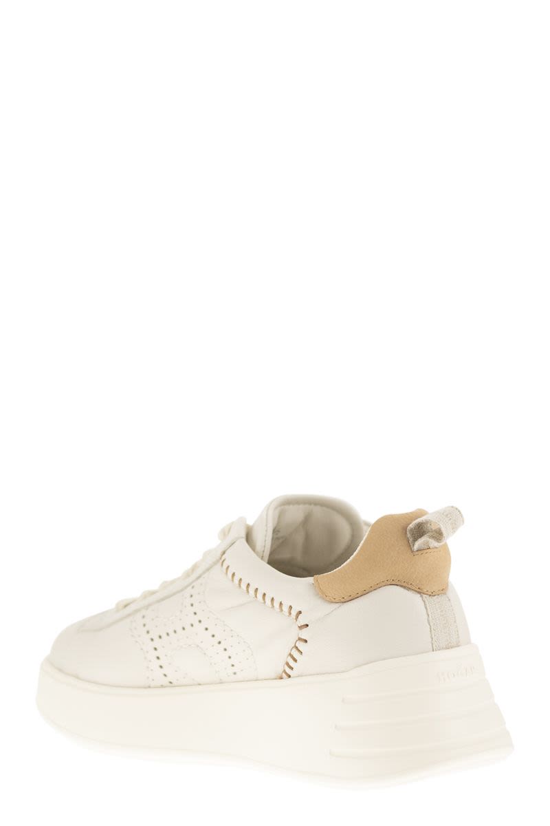 HOGAN Women's White/Beige Sneaker for SS24