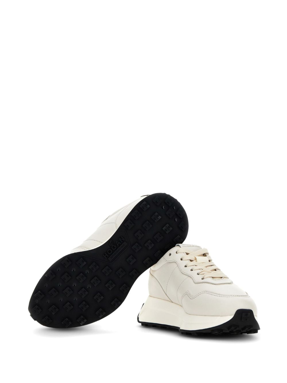 HOGAN Sparkling Panelled Leather Sneakers for Women