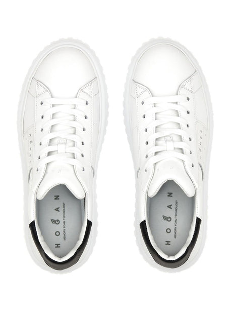 HOGAN Leather Panelled Sneakers for Women - FW24 Collection