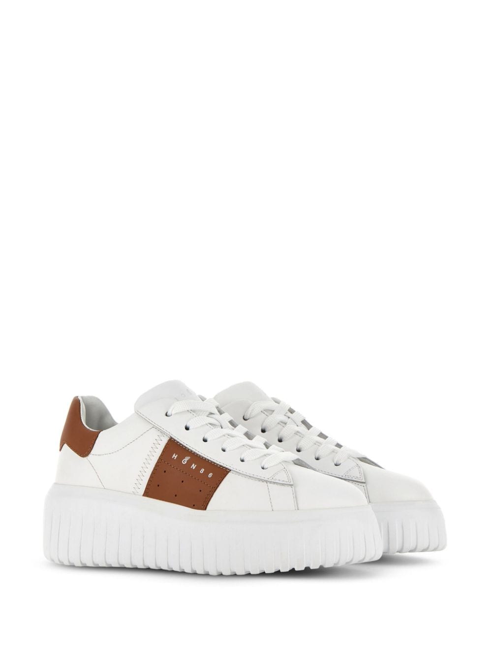 HOGAN Classic Striped Leather Sneakers