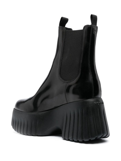 HOGAN Stylish H-Stripe Chelsea Boot for Women