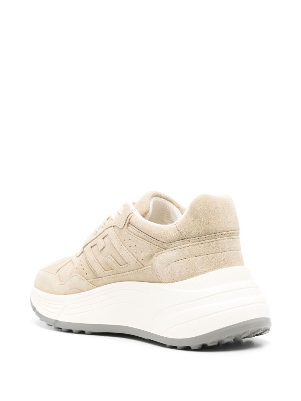 HOGAN Luxury Beige Leather Sneaker