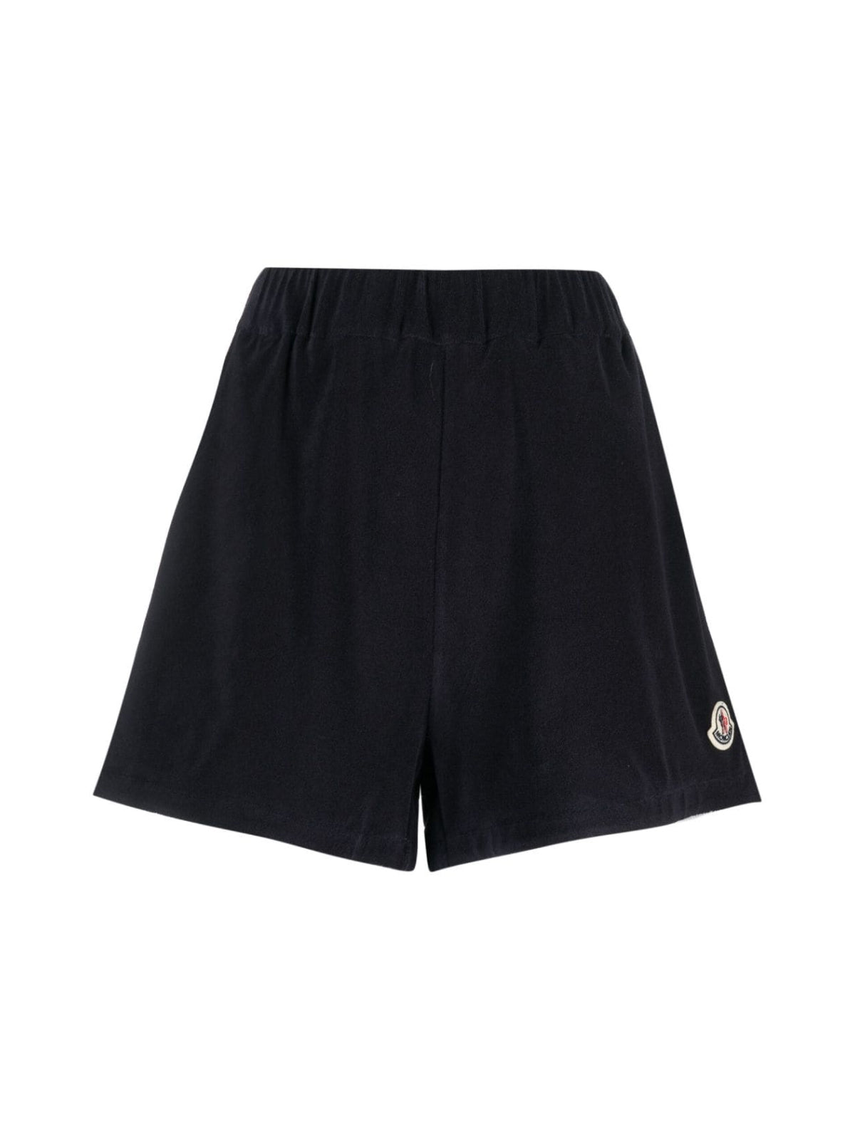 MONCLER Logo Patch Terry Mini Shorts