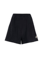 MONCLER Logo Patch Terry Mini Shorts