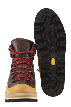 MONCLER Tassel Leather Trekking Boots - Durable and Water-Resistant for Men - Fall/Winter 2023