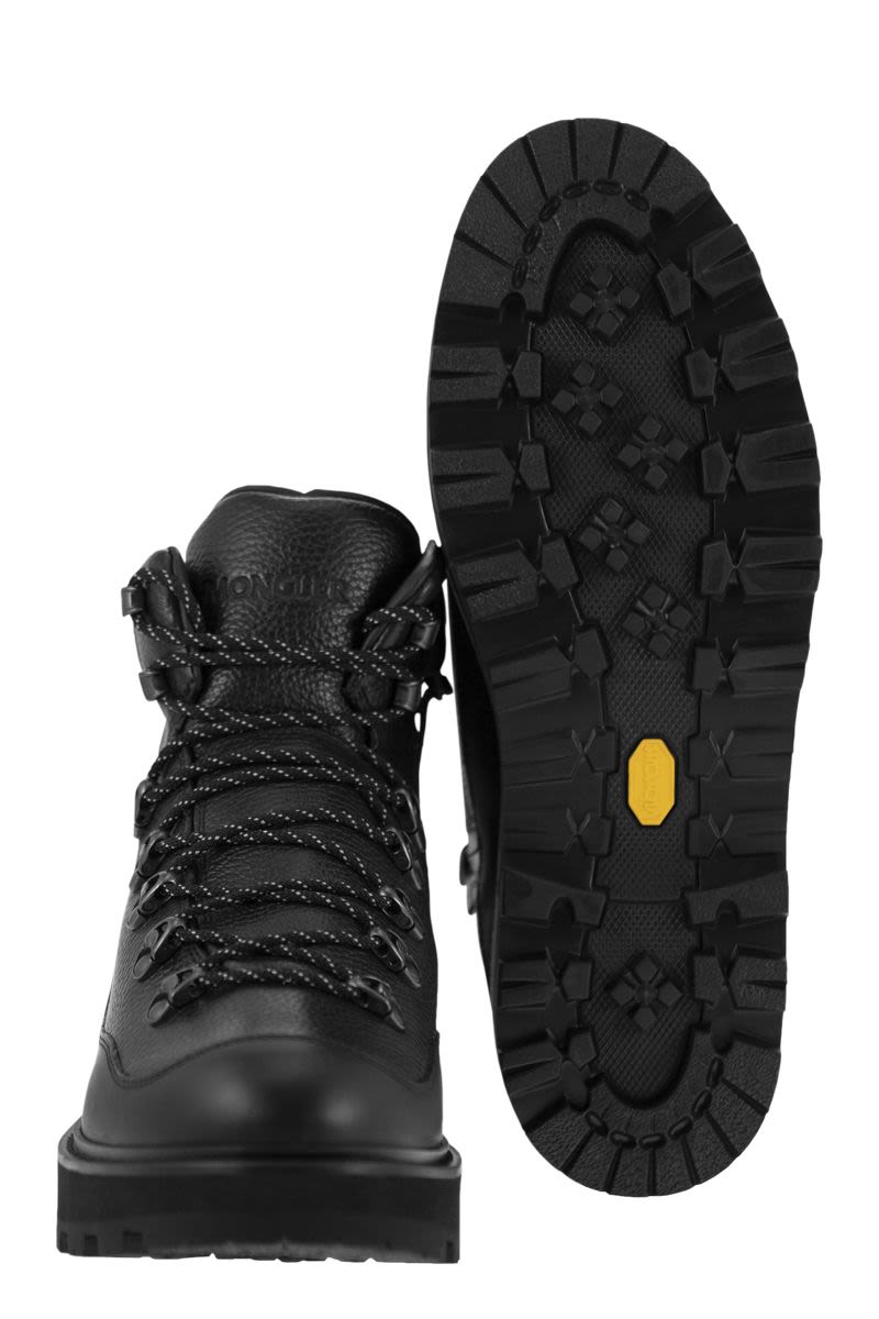 MONCLER Tassel Leather Trekking Boots - Durable and Water-Resistant for Men - Fall/Winter 2023