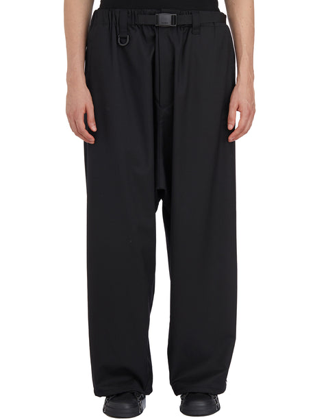 Y-3 Men's Wide Leg Striped Trousers - Size M