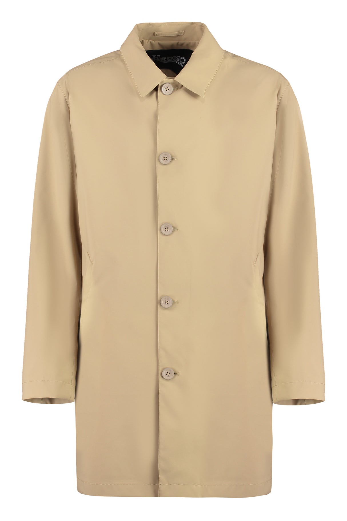 HERNO Men's Tan Fabric Jacket - Spring/Summer 2024 Collection