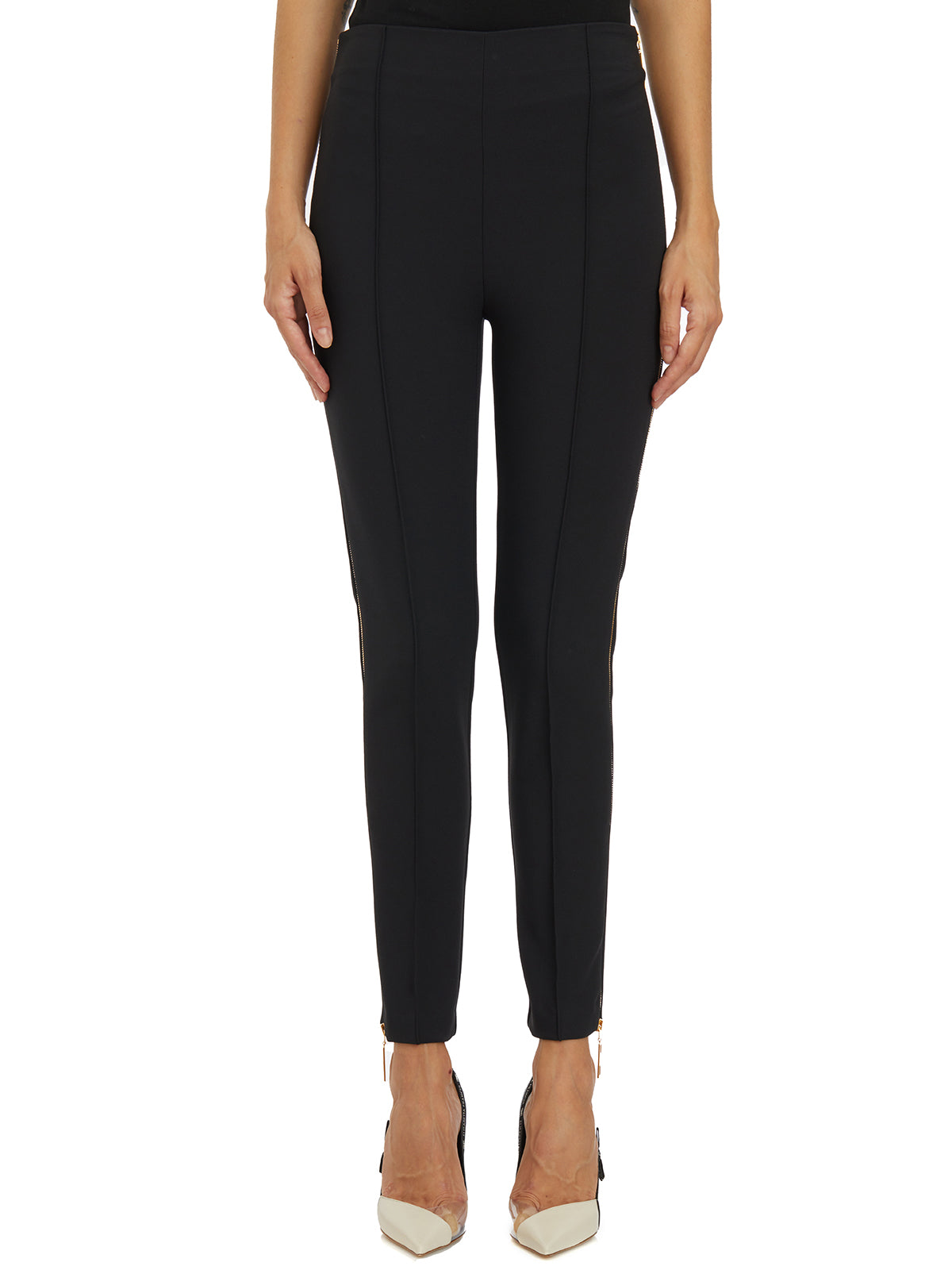 ELISABETTA FRANCHI Stylish Trousers with Zip - Size 40