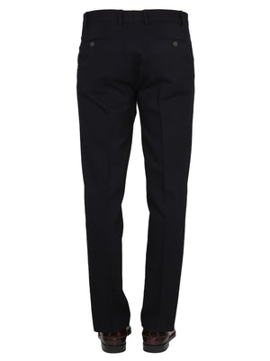 LARDINI Casual Wool-Cotton Blend Pants for Men