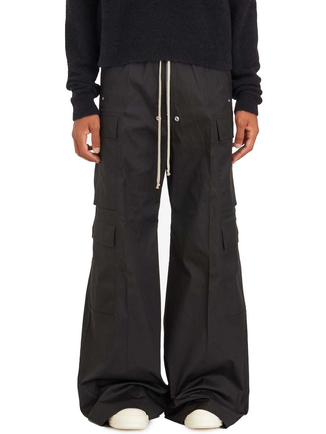 RICK OWENS Elastic-Waist Cargo Trousers