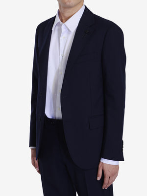 LARDINI Elegant Two-Piece Virgin Wool Suit