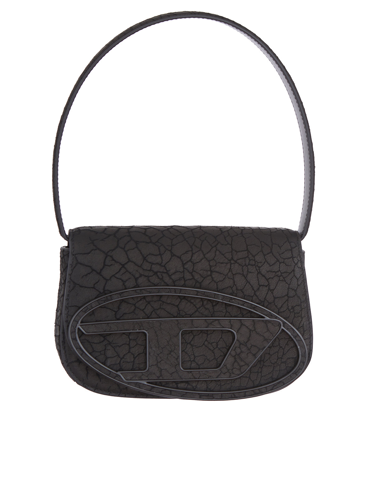 DIESEL Mini Cracked Leather Handbag