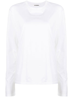 JIL SANDER Essential Long-Sleeved Cotton T-Shirt for Women