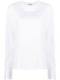 JIL SANDER Essential Long-Sleeved Cotton T-Shirt for Women