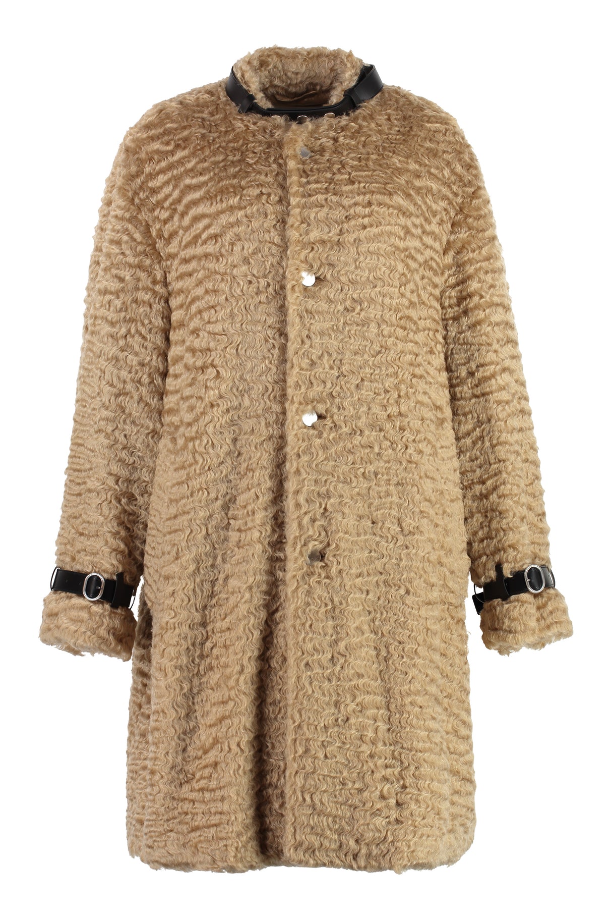 JIL SANDER Oversized Vegan Fur Jacket for Women