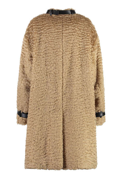 JIL SANDER Oversized Vegan Fur Jacket for Women