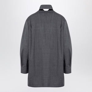 JIL SANDER Wool Shirt with Scarf - Women's Fashion Essential