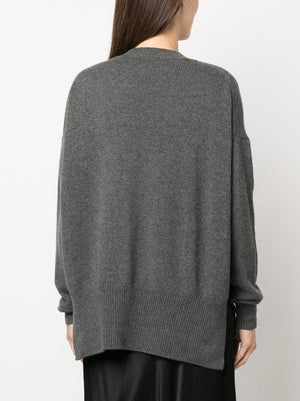 JIL SANDER Soft Cashmere Round Neck Sweater for Women