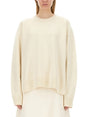 JIL SANDER Essential Wool-Cashmere Blend Sweater - Regular Fit (Size 36)