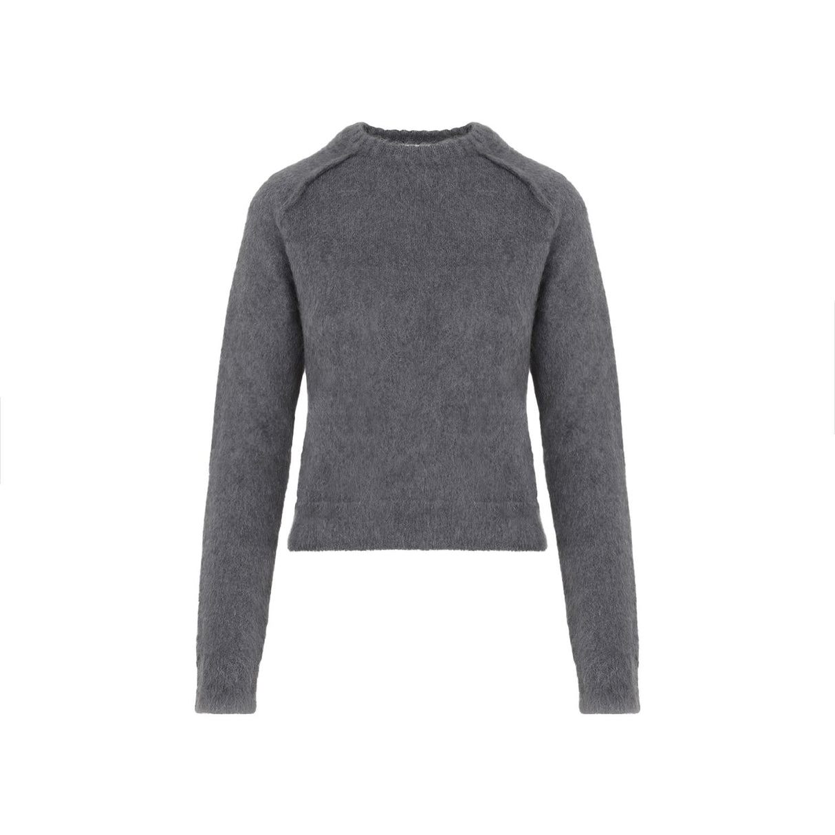 JIL SANDER Elegant Gray Wool-Mohair Blend Pullover