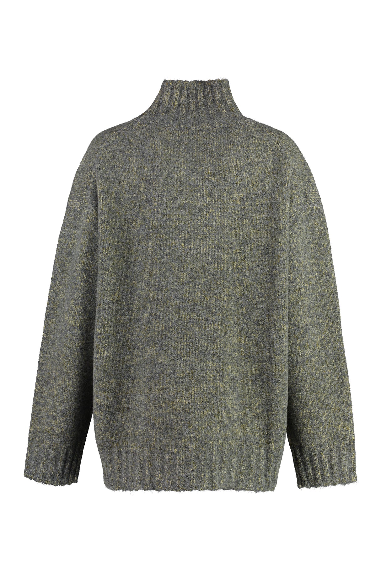 JIL SANDER Oversized Women's Pullover with Ribbed Cuffs