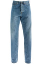 MOSCHINO COUTURE Men's Straight Cut Jeans with Adjustable Waistband