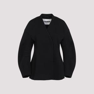 JIL SANDER Elegant Wool Blend Jacket for Women