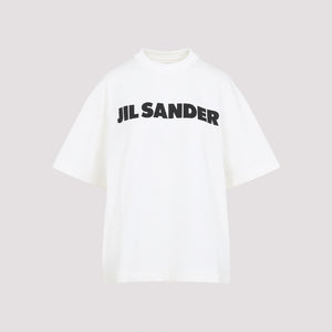 JIL SANDER Short Sleeve Cotton T-Shirt for Women