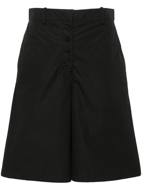 JIL SANDER Chic Black Mini Shorts for Women