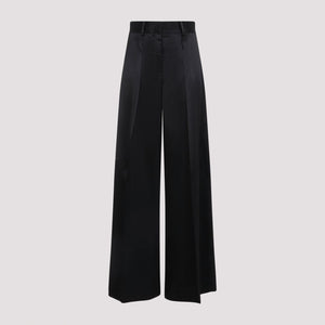 JIL SANDER Elegant Women's High-Waisted Viscose Pants