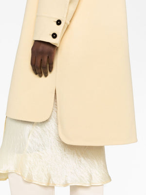 JIL SANDER Women's Vanilla Cashmere Jacket for FW23