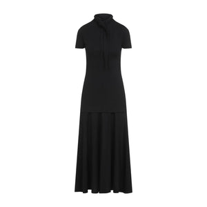 JIL SANDER Elegant Black Mini Dress