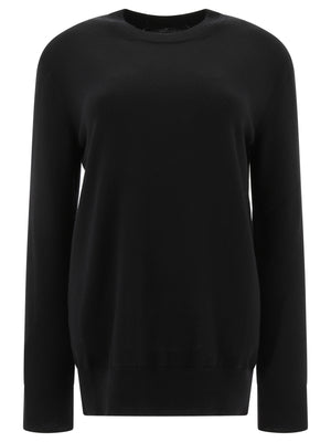 JIL SANDER Classic Wool Crewneck Sweater - Medium-Weight